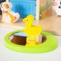 Viga Toys VIGA Drewniana Farma Dom Farmera Z Ogródkiem I Traktorem 21 el