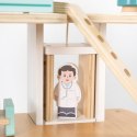Viga Toys VIGA Drewniany Szpital Z Karetką Winda Zestaw 15 el