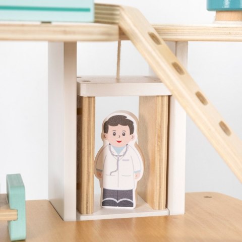 Viga Toys VIGA Drewniany Szpital Z Karetką Winda Zestaw 15 el Viga Toys VIGA Drewniany Szpital Z Karetką Winda Zestaw 15 el