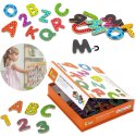 Viga Toys VIGA Drewniany Zestaw Magnetyczny Literki i cyferki