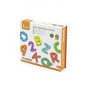 Viga Toys VIGA Drewniany Zestaw Magnetyczny Literki i cyferki