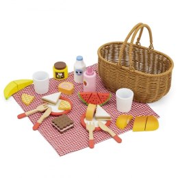 Viga Toys VIGA Drewniany Zestaw Piknikowy 30 el.
