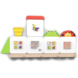 Viga Toys VIGA System Tablic Edukacyjnych Pociąg Zwierzątka Certyfikat FSC