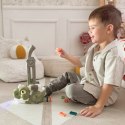 Woopie WOOPIE Elektryczna Ciuchcia Lokomotywa do Klocków Domino Dinozaur Zielony - ZESTAW 3 SZT.