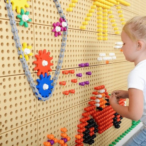Koła Zębate Zbuduj Własny Mechanizm - Tablica Naukowo-Kreatywna Masterkidz STEM Koła Zębate Zbuduj Własny Mechanizm - Tablica Naukowo-Kreatywna Masterkidz STEM