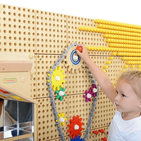 Koła Zębate Zbuduj Własny Mechanizm - Tablica Naukowo-Kreatywna Masterkidz STEM Koła Zębate Zbuduj Własny Mechanizm - Tablica Naukowo-Kreatywna Masterkidz STEM