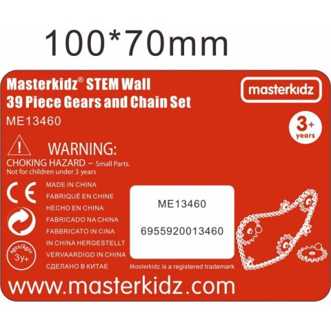 Koła Zębate Zbuduj Własny Mechanizm - Tablica Naukowo-Kreatywna Masterkidz STEM Koła Zębate Zbuduj Własny Mechanizm - Tablica Naukowo-Kreatywna Masterkidz STEM