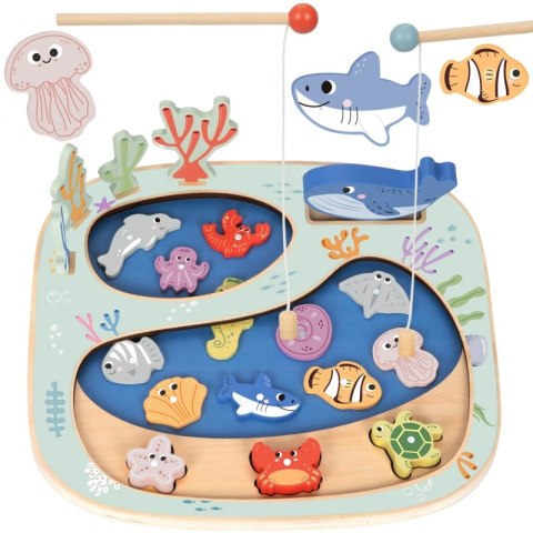 TOOKY TOY Złowić Rybkę Gra Zręcznościowa Układanka Montessori TOOKY TOY Złowić Rybkę Gra Zręcznościowa Układanka Montessori