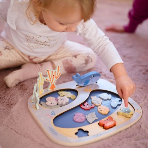 TOOKY TOY Złowić Rybkę Gra Zręcznościowa Układanka Montessori TOOKY TOY Złowić Rybkę Gra Zręcznościowa Układanka Montessori