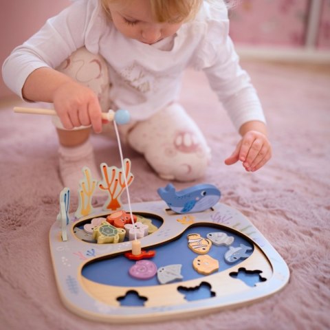 TOOKY TOY Złowić Rybkę Gra Zręcznościowa Układanka Montessori TOOKY TOY Złowić Rybkę Gra Zręcznościowa Układanka Montessori