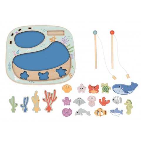 TOOKY TOY Złowić Rybkę Gra Zręcznościowa Układanka Montessori TOOKY TOY Złowić Rybkę Gra Zręcznościowa Układanka Montessori