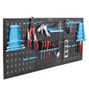 Bituxx Metalowa tablica narzędziowa warsztatowa 120x60 cm z 25 uchwytami do Garażu