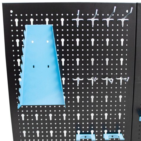 Bituxx Metalowa tablica narzędziowa warsztatowa 120x60 cm z 25 uchwytami do Garażu Bituxx Metalowa tablica narzędziowa warsztatowa 120x60 cm z 25 uchwytami do Garażu