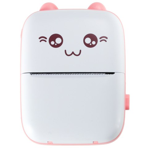 Drukotek drukarka mini termiczna do zdjęć notatek etykiet + kabel USB kotek kot różowy Kik Sp. z o. o. Sp. k. Drukotek drukarka mini termiczna do zdjęć notatek etykiet + kabel USB kotek kot różowy Kik Sp. z o. o. Sp. k.