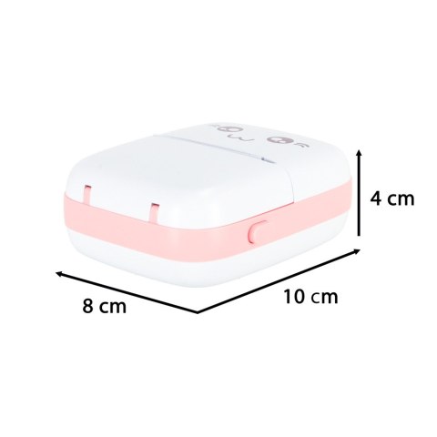 Drukotek drukarka mini termiczna do zdjęć notatek etykiet + kabel USB kotek kot różowy Kik Sp. z o. o. Sp. k. Drukotek drukarka mini termiczna do zdjęć notatek etykiet + kabel USB kotek kot różowy Kik Sp. z o. o. Sp. k.