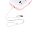 Drukotek drukarka mini termiczna do zdjęć notatek etykiet + kabel USB kotek kot różowy Kik Sp. z o. o. Sp. k.