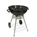 Grill ogrodowy węglowy na brykiet zamykany z pokrywą wentylacją i półką Malis Sp. z o. o.