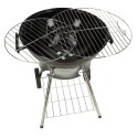 Grill ogrodowy węglowy na brykiet zamykany z pokrywą wentylacją i półką Malis Sp. z o. o.