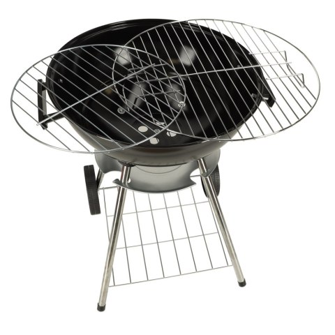 Grill ogrodowy węglowy na brykiet zamykany z pokrywą wentylacją i półką Malis Sp. z o. o. Grill ogrodowy węglowy na brykiet zamykany z pokrywą wentylacją i półką Malis Sp. z o. o.