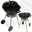 Grill ogrodowy węglowy na brykiet zamykany z pokrywą wentylacją i półką Malis Sp. z o. o.