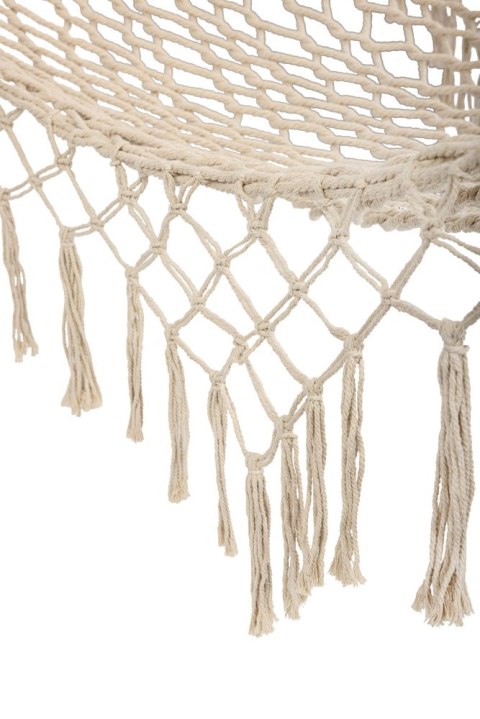 Hamak ogrodowy brazylijski boho siatka frędzle 200cm ecru 250kg Kik Sp. z o. o. Sp. k. Hamak ogrodowy brazylijski boho siatka frędzle 200cm ecru 250kg Kik Sp. z o. o. Sp. k.