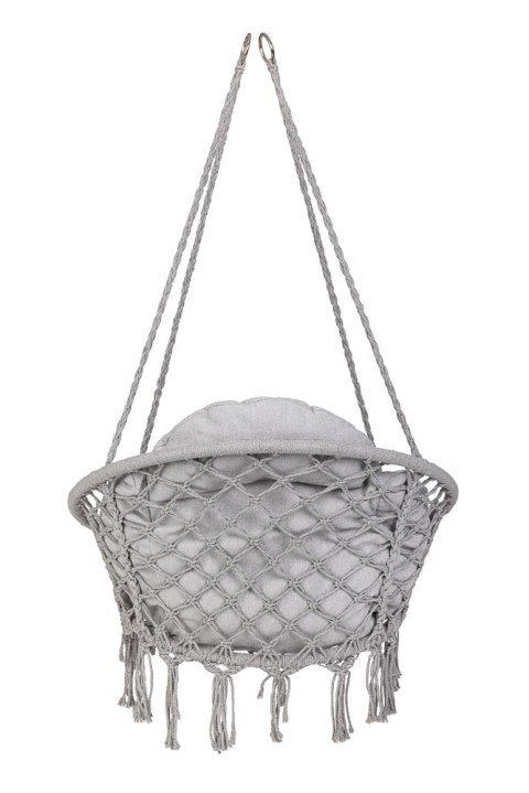 Huśtawka ogrodowa bocianie gniazdo z poduszką XXL szary 150kg Kik Sp. z o. o. Sp. k.