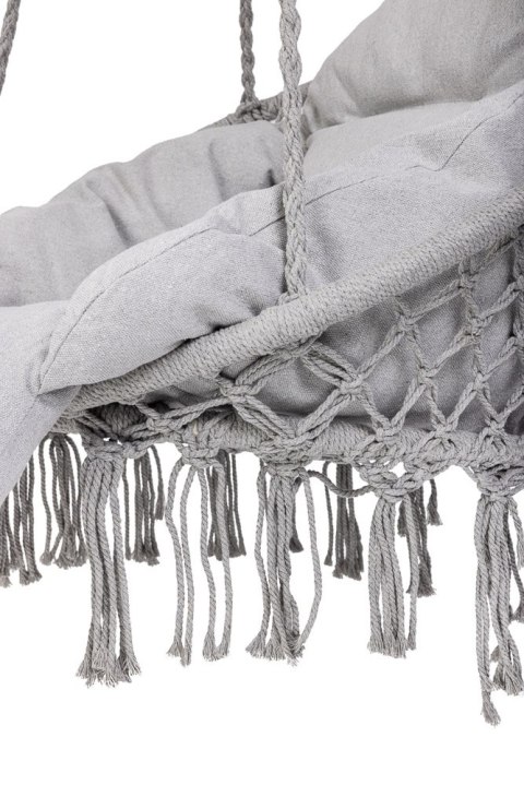 Huśtawka ogrodowa bocianie gniazdo z poduszką XXL szary 150kg Kik Sp. z o. o. Sp. k.