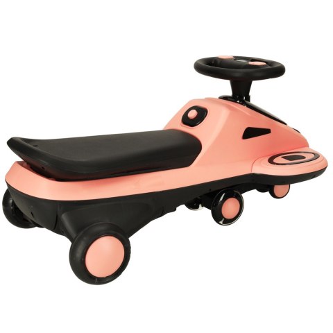Jeździk grawitacyjny świecące koła LED z muzyką grający skuter 74cm różowo-czarny max 100kg Kik Sp. z o. o. Sp. k. Jeździk grawitacyjny świecące koła LED z muzyką grający skuter 74cm różowo-czarny max 100kg Kik Sp. z o. o. Sp. k.