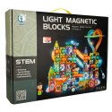 Klocki magnetyczne marble tor kulkowy świecący 202 elementy Kik Sp. z o. o. Sp. k.