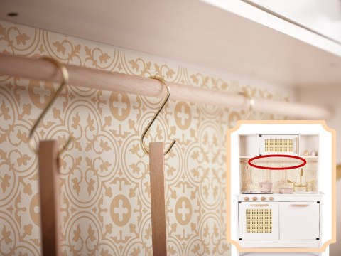 Kuchnia dla dzieci drewniana MDF retro z akcesoriami BOHO 100cm Kik Sp. z o. o. Sp. k. Kuchnia dla dzieci drewniana MDF retro z akcesoriami BOHO 100cm Kik Sp. z o. o. Sp. k.