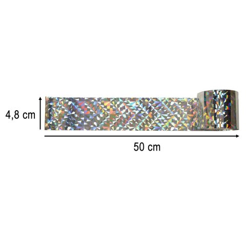 Odstraszacz ptaków taśma odblaskowa odstraszająca ptaki 5cm x 50m 1 sztuka Kik Sp. z o. o. Sp. k. Odstraszacz ptaków taśma odblaskowa odstraszająca ptaki 5cm x 50m 1 sztuka Kik Sp. z o. o. Sp. k.