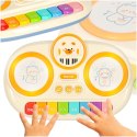 Pianinko organki interaktywne dla dzieci edukacyjne beżowe Kik Sp. z o. o. Sp. k.
