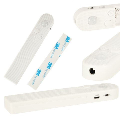 Taśma LED wodoodporna na baterie USB czujnik ruchu 1M 59LED ciepły biały Kik Sp. z o. o. Sp. k. Taśma LED wodoodporna na baterie USB czujnik ruchu 1M 59LED ciepły biały Kik Sp. z o. o. Sp. k.