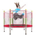 Trampolina do domu ogrodu dla dzieci siatka 140cm 55inch czerwona Kik Sp. z o. o. Sp. k.