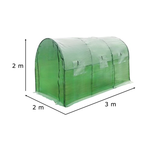 Tunel foliowy ogrodowy szklarnia na warzywa rośliny 3x2x2 m Kik Sp. z o. o. Sp. k. Tunel foliowy ogrodowy szklarnia na warzywa rośliny 3x2x2 m Kik Sp. z o. o. Sp. k.