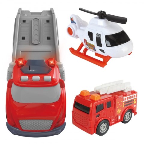 Woopie WOOPIE Czerwona Laweta Straży Pożarnej City Truck Efekty Dźwiękowe i Świetlne Woopie WOOPIE Czerwona Laweta Straży Pożarnej City Truck Efekty Dźwiękowe i Świetlne