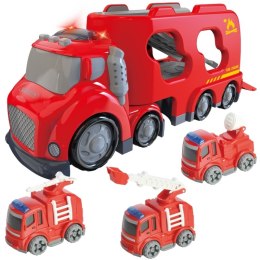 Woopie WOOPIE Duża Czerwona Laweta City Truck Efekty Dźwiękowe i Świetlne