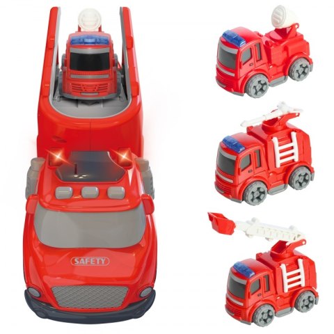 Woopie WOOPIE Duża Czerwona Laweta City Truck Efekty Dźwiękowe i Świetlne Woopie WOOPIE Duża Czerwona Laweta City Truck Efekty Dźwiękowe i Świetlne