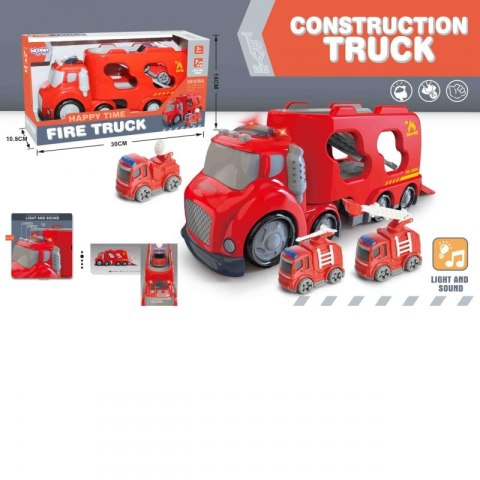 Woopie WOOPIE Duża Czerwona Laweta City Truck Efekty Dźwiękowe i Świetlne Woopie WOOPIE Duża Czerwona Laweta City Truck Efekty Dźwiękowe i Świetlne