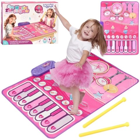 Woopie WOOPIE Duża Mata Muzyczna 2w1 Perkusja Interaktywna Pianino Woopie WOOPIE Duża Mata Muzyczna 2w1 Perkusja Interaktywna Pianino