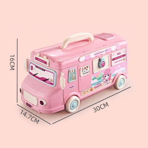 Woopie WOOPIE Kamper 2w1 Domek XXL Zestaw dla Lalek Woopie WOOPIE Kamper 2w1 Domek XXL Zestaw dla Lalek