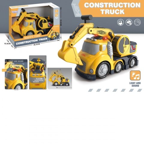 Woopie WOOPIE Koparka City Truck Efekty Dźwiękowe i Świetlne Woopie WOOPIE Koparka City Truck Efekty Dźwiękowe i Świetlne