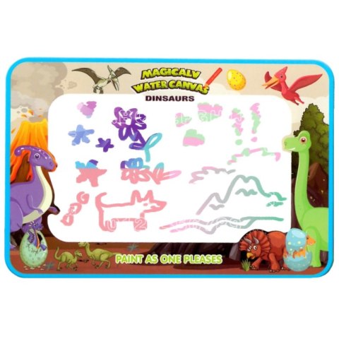 Woopie WOOPIE Magiczna Mata do Malowania Wodą XXL Pieczątki Cyferki 100cm Woopie WOOPIE Magiczna Mata do Malowania Wodą XXL Pieczątki Cyferki 100cm