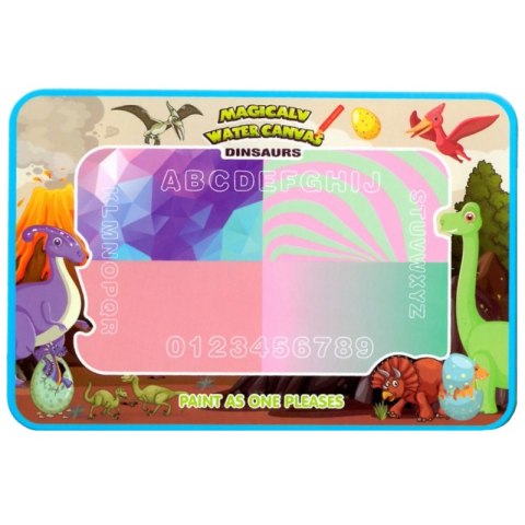 Woopie WOOPIE Magiczna Mata do Malowania Wodą XXL Pieczątki Cyferki 100cm Woopie WOOPIE Magiczna Mata do Malowania Wodą XXL Pieczątki Cyferki 100cm