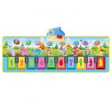 Woopie WOOPIE Mata Muzyczna XXL Dinusie 2w1 Pianinko 8 Melodii 110cm