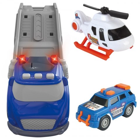 Woopie WOOPIE Niebieska Laweta Policyjna City Truck Efekty Dźwiękowe i Świetlne Woopie WOOPIE Niebieska Laweta Policyjna City Truck Efekty Dźwiękowe i Świetlne