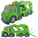 Woopie WOOPIE Zielona Laweta City Truck Efekty Dźwiękowe i Świetlne