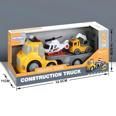 Woopie WOOPIE Żółta Laweta City Truck Efekty Dźwiękowe i Świetlne Woopie WOOPIE Żółta Laweta City Truck Efekty Dźwiękowe i Świetlne