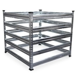 Bituxx Kompostownik 90x90x93cm stal ocynkowana dużej pojemności