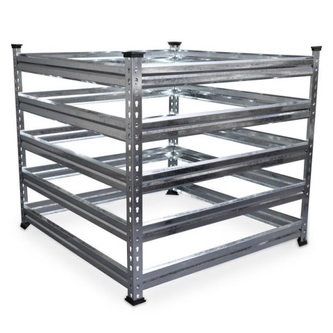 Bituxx Kompostownik 90x90x93cm stal ocynkowana dużej pojemności